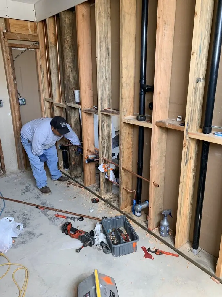 Commercial rough-in plumbing for Gas Line Repair in West Manchester